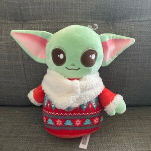 STAR WARS 2023 THE MANDALORIAN 8-IN. GROGU BABY YODA CHRISTMAS HOLIDAY PLUSH NEW